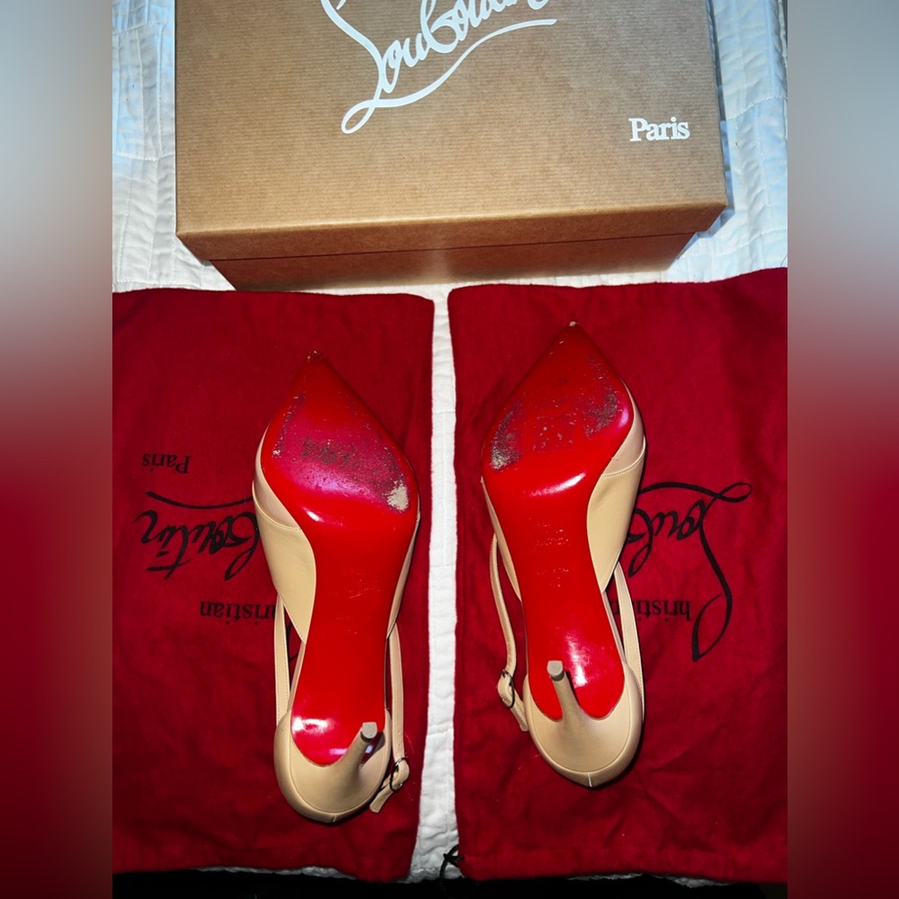 Gently used Louboutin heels.